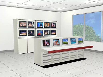 国峰GF-927播出机房电视墙 