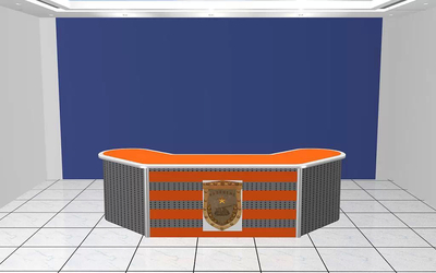 国峰GF-745演播室新闻播音桌 