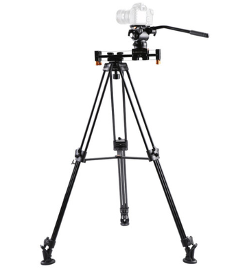 意美捷（E-IMAGE）ES35双倍滑轨+G03摄像脚架+75BF转接环 滑轨三脚架套装